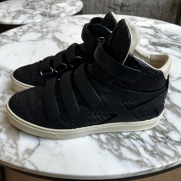LOUIS VUITTON PYTHON HIGH TOP SNEAKERS - Picture 3 of 6